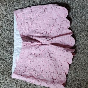 Baby pink eyelet Lilly Pulitzer shorts